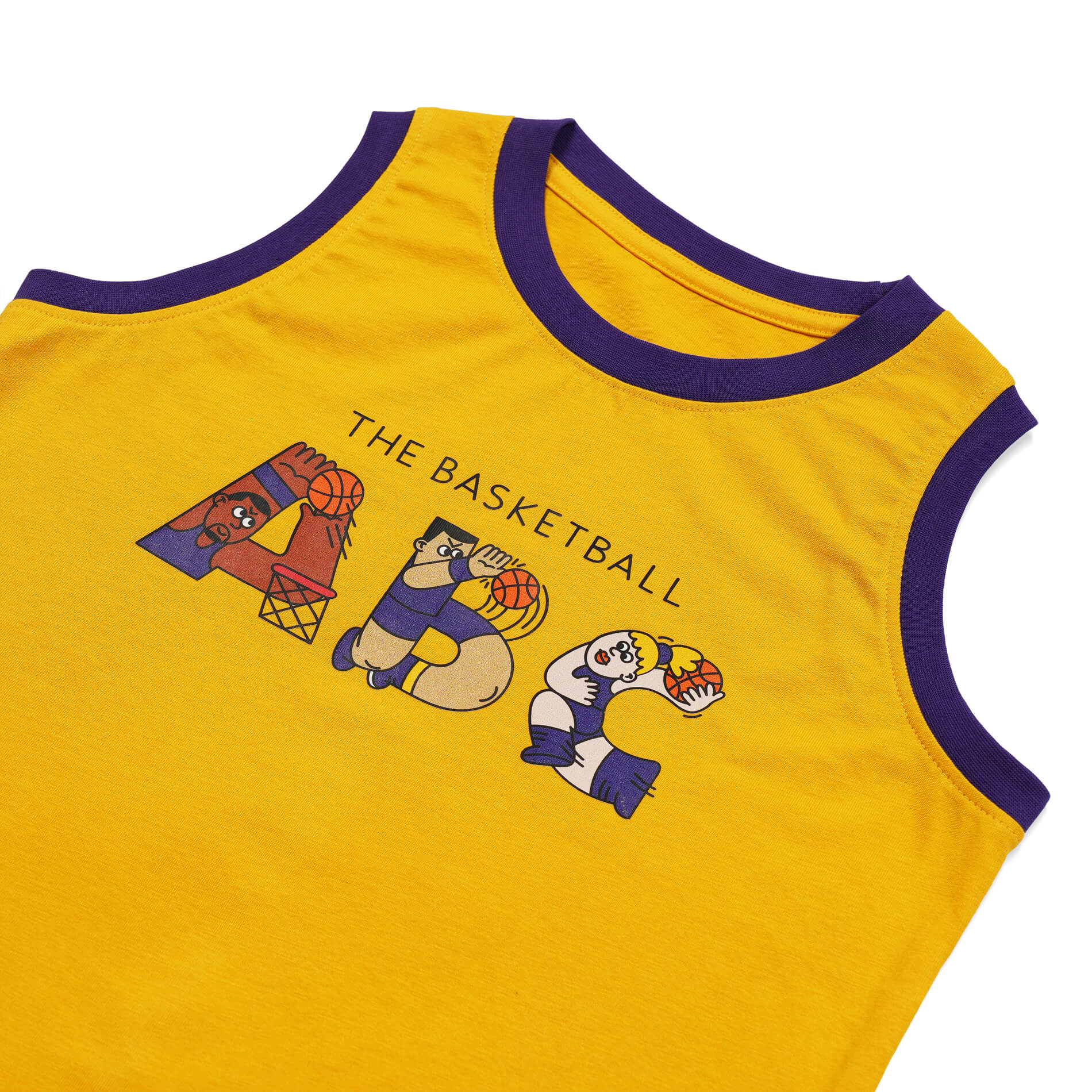 Awesome ABC - Basketball ABC T-Shirt Tank Top Kids