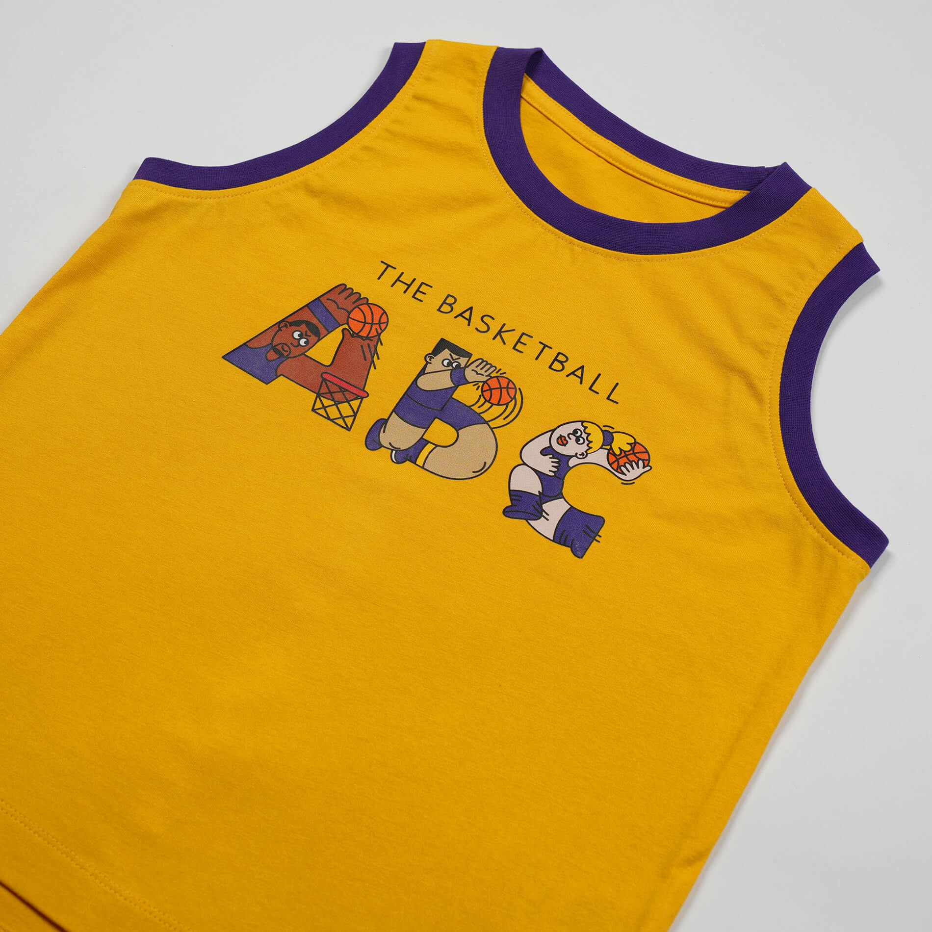 Awesome ABC - Basketball ABC T-Shirt Tank Top Kids